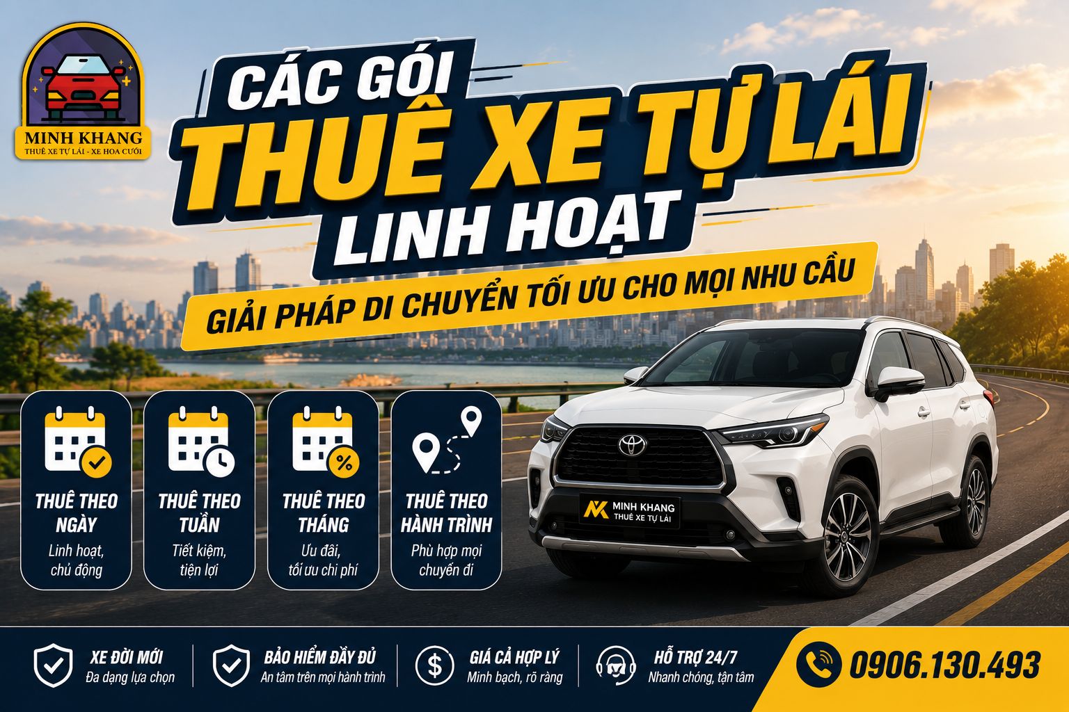 Các gói thuê xe tự lái linh hoạt: giải pháp di chuyển tối ưu cho mọi nhu cầu