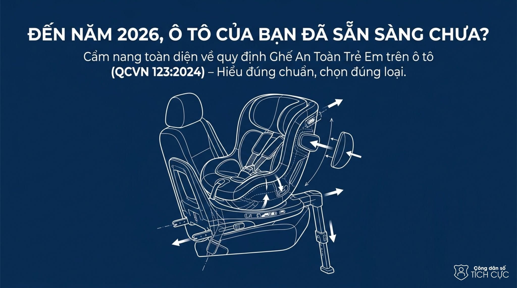 Tất tần tật về quy định ghế trẻ em trên ô tô - Thuê Xe Minh Khang