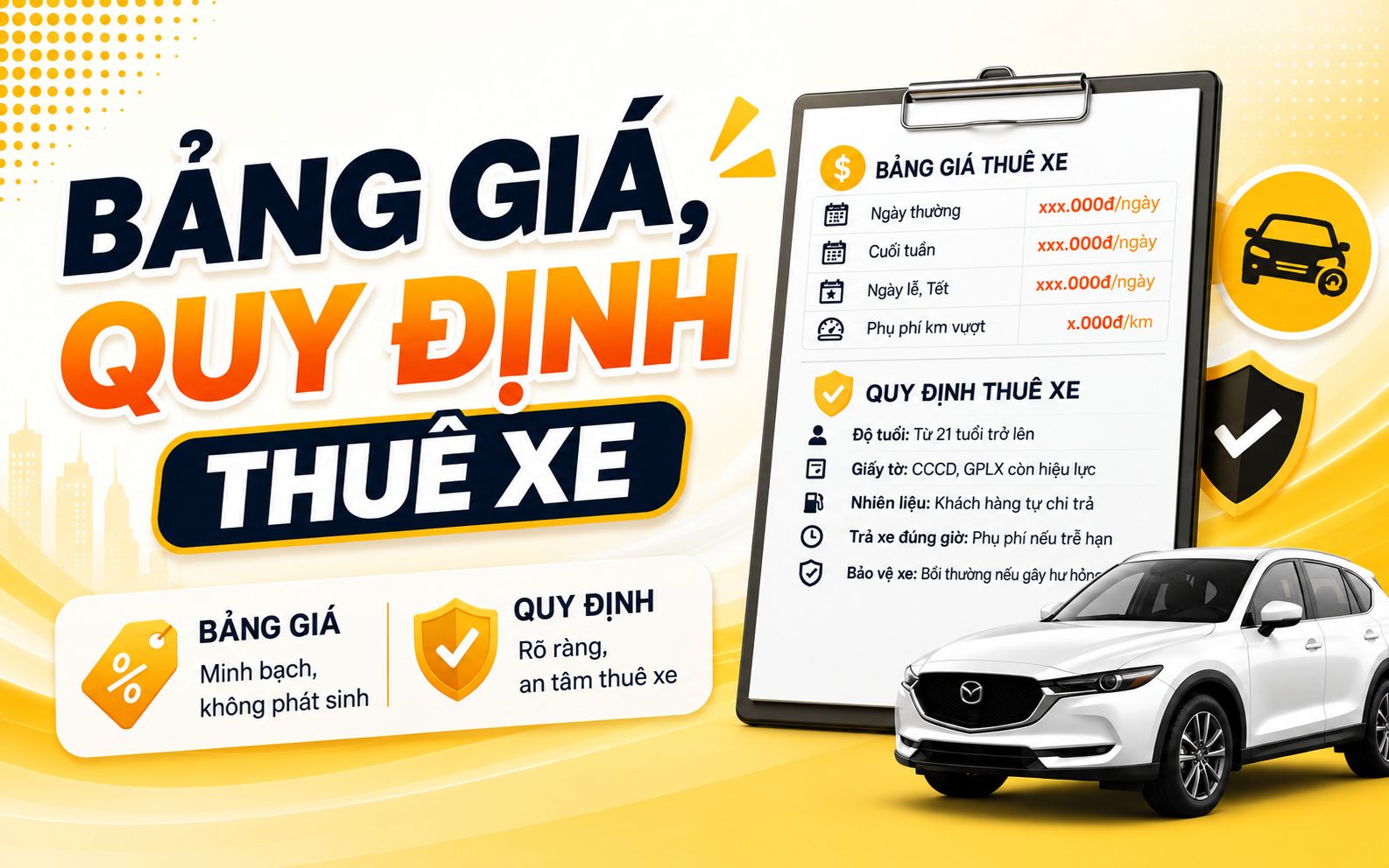 Bảng Giá Thuê Xe Tự Lái Bình Dương 2026: Xe 4 Chỗ, 7 Chỗ & Xe Điện VinFast Minh Bạch Không Phí Ẩn - Thuê Xe Minh Khang