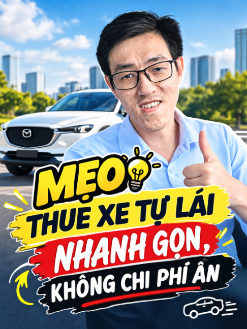 Mẹo thuê xe tự lái nhanh gọn, không chi phí ẩn